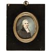 Image 1 : c. 1795 Miniature Portrait of U.S. Congressman William Lyman By Benjamin Trott