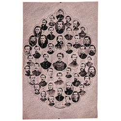 c. 1864 Civil War Carte de Visite Photograph: Officers 10th U.S.C. Artillery