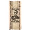 Image 1 : ABRAHAM LINCOLN 1864 Presidential Campaign Silk Ribbon, Beardless Image