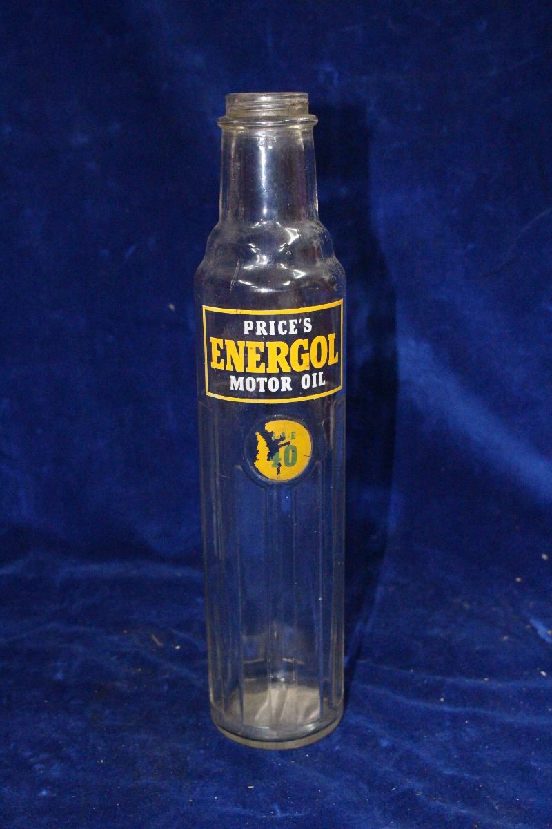 Price's Energol Motor Oil Bottle SAE 40