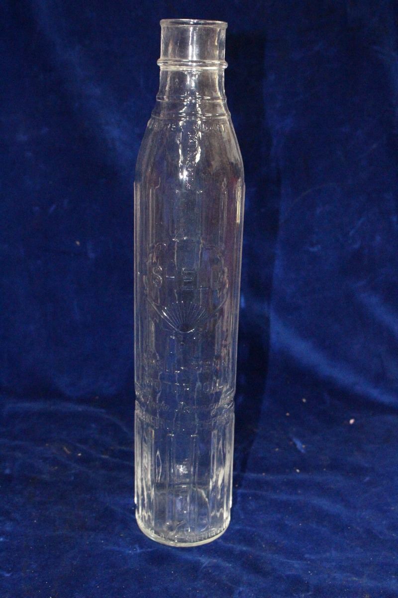 Embossed Shell Motor Oil Quart Bottle