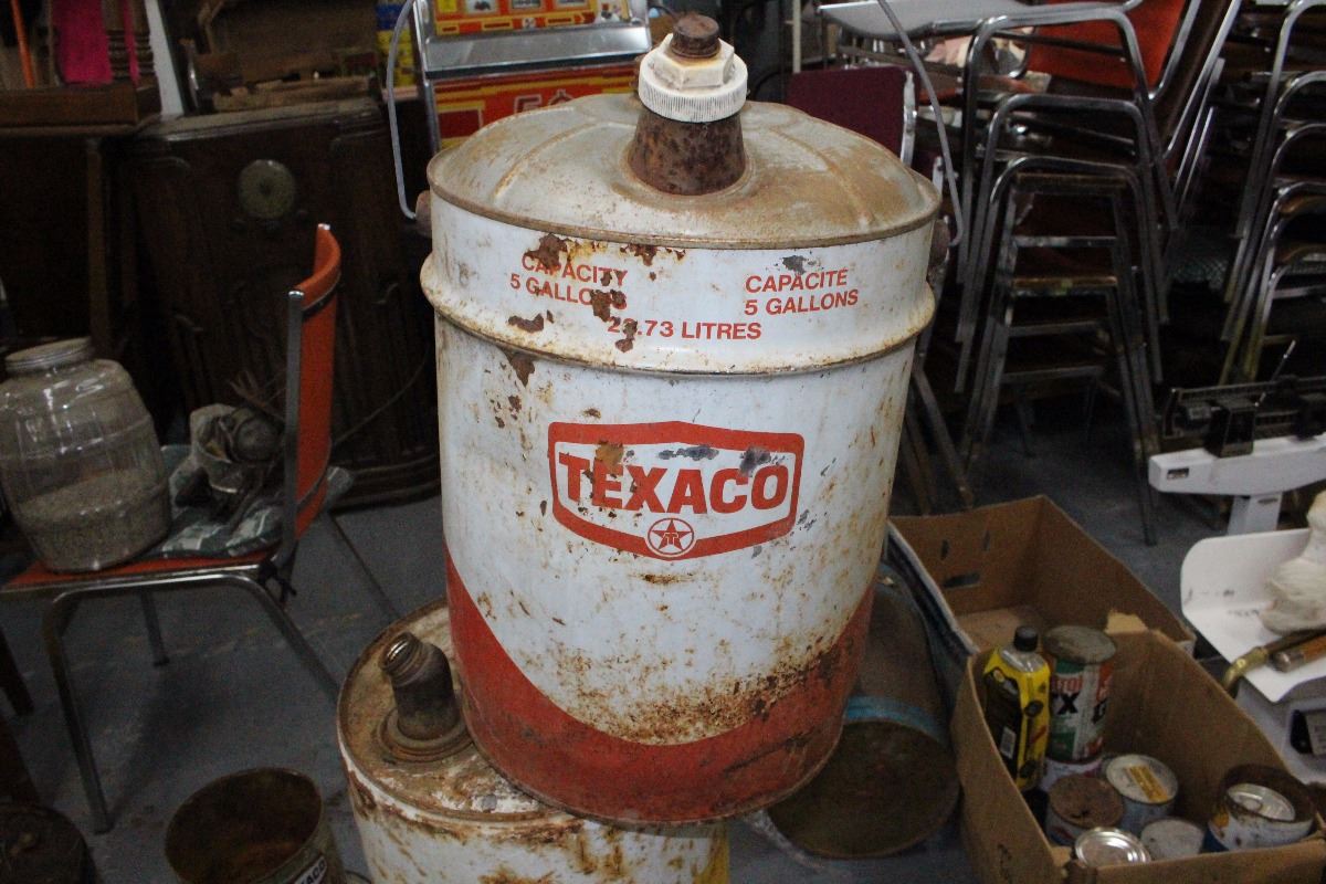 Texaco 5 Gallon Oil Pail