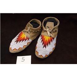 Sioux Beaded Moccasins -10.5”Long