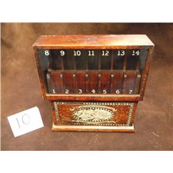 Original Boye Needle Company -Fish Hook Display –Patent 1919