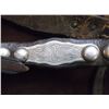 Image 3 : Unmarked Silver Inlaid Bit, Sonora Cheek –Spade Mouth, Spade is damaged, Slobber Bar