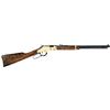Image 1 : Henry H004V Golden Boy Standard Lever 17 Hornady Magnum Rimfire (HMR) 20" 12+1 American Walnut Stk B