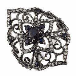 14KT White Gold Gemstone Ring -# 6236