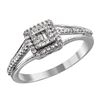Image 1 : 10KT White Gold Triple Ring -# 2047
