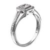 Image 2 : 10KT White Gold Triple Ring -# 2047