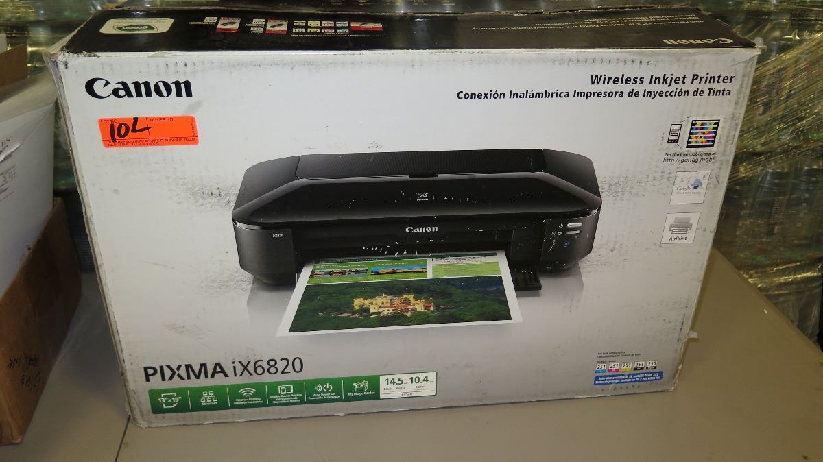 Canon IX6820 Ink Edibles Printer W Supplies Oahu Auctions canon-ix6820-ink-edibles-printer-w-supplies-oahu-auctions