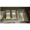 Image 2 : Misc. Stainless Steel Rectangular & Round Mixing Bowls, Sterno Butane Fuel Cartridges