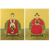 Image 1 : Pair of Watercolour on Paper w/ Frame Qing Period