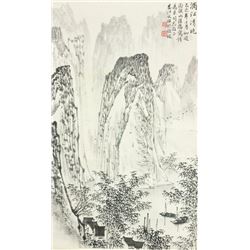 Song Wenzhi 1919-1999 Chinese Watercolour on Scrol