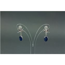 2.3ct Natural Sapphire Earrings CRV$1100