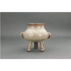 Chinese Song Style Geyao Porcelain Censer