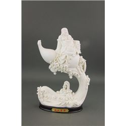 Chinese Modern White Porcelain Buddha