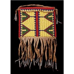 Northern Plains Document Flat Bag w/ 19th C. Beads