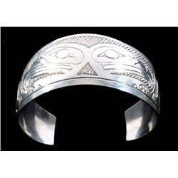 Haida Sterling North West Coast Totem Bracelet