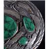Image 5 : Navajo Sterling Silver & Turquoise Belt Buckle