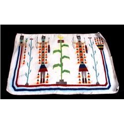 Early Navajo Yei Rug circa 1920s