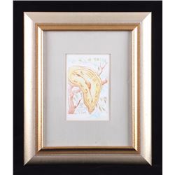 Salvador Dali Melting Clock Etching 1968