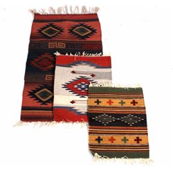 Collection Of Three Zapotec Rugs