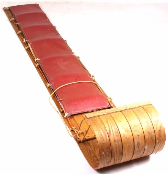 8 Ft. American Acme Co. Wooden Toboggan