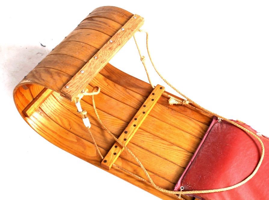 8 Ft. American Acme Co. Wooden Toboggan