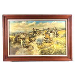 Charles Russell Framed Print on Linen