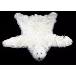 Excellent Large Polar Bear Taxidermy Rug Mount