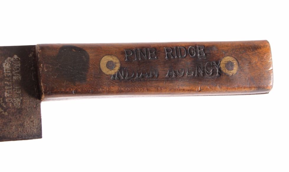 Sioux Sheath & Pine Ridge Agency Knife 19th C.