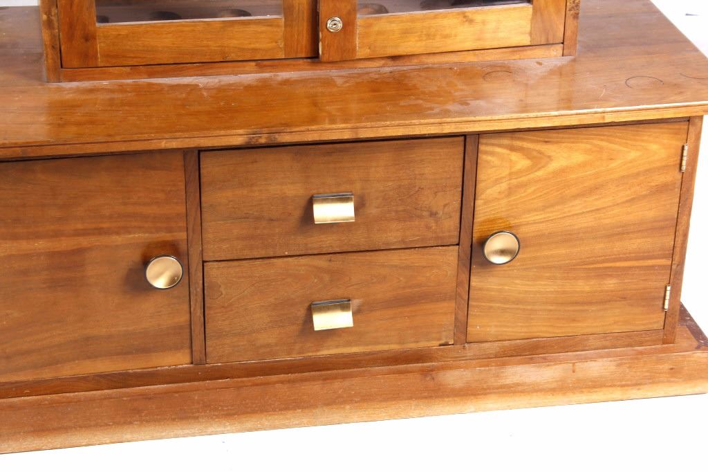 Light Walnut Gun Cabinet