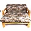 Image 2 : Lodge Framed Natural Finish Futon And Bench