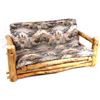 Image 4 : Lodge Framed Natural Finish Futon And Bench