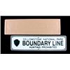 Image 1 : MINT Yellowstone National Park Boundary Line Sign