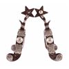 Image 1 : RARE Eddy Hulbert Signed Silver Mounted Spurs