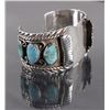 Image 1 : Navajo Watch Bracelet with Stones
