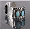 Image 2 : Navajo Watch Bracelet with Stones