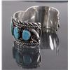 Image 7 : Navajo Watch Bracelet with Stones