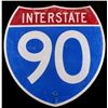 Image 1 : Interstate 90 Shield Highway Sign