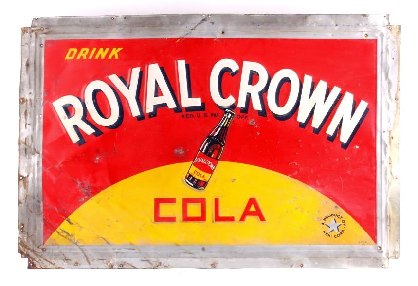 1941 Royal Crown Cola Advertising Sign