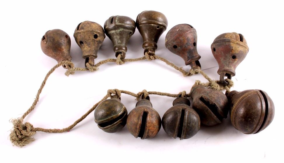 19th Century Tibetan Shamans Ritual Bells