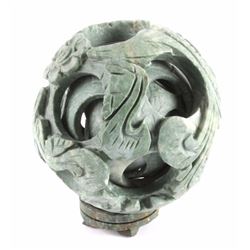 Chinese Jadeite Puzzle Ball