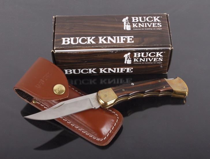 Buck 110 Knife & Original Leather Sheath