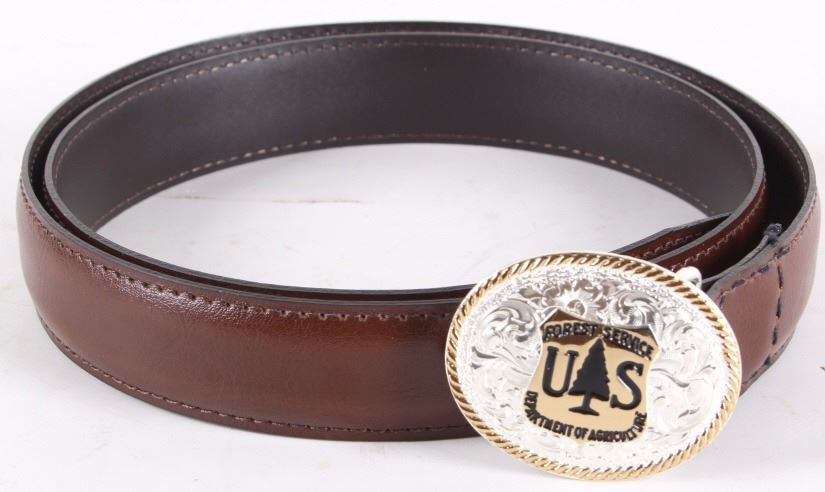 forest service belt buckle