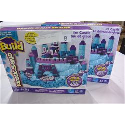 2 KINETIC SAND ICE CASTLE SETS
