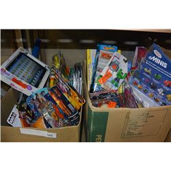 BOX OF ASSORTED KIDS TOYS