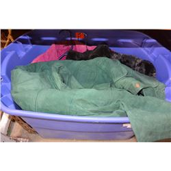 TOTE OF LADIES JACKETS