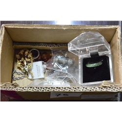 BOX OF ASSORTED JEWELLERY