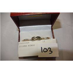 3 SILVER RINGS